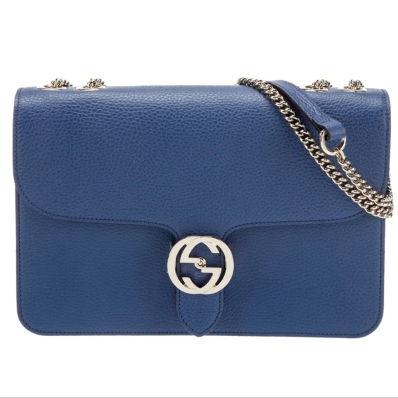 NWT Large Women’s Gucci Interlocking G Leather Bag - Picture 4 of 16